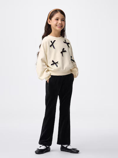 GU 키즈 바지 일본 지유 팬츠 걸스 누쿠누쿠 니트 콜 플레어 4컬러 357577