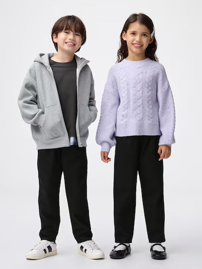 GU 키즈 바지 일본 지유 팬츠 캐럿 고무 허리조절 가능 디자인 358209 2컬러