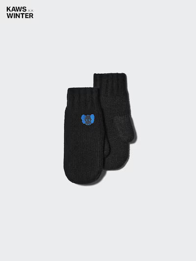 유니클로 키즈 장갑 일본 카우스 윈터 히트텍 수플레안 니트 글러브 485492 3컬러