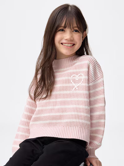 GU 키즈 티셔츠 일본 지유 긴팔티 워셔블 니트 풀오버 디자인 358845 2컬러