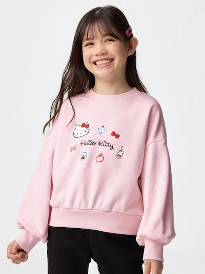 Uniqlo Kids T-shirt Japanese Short Sleeve UT Popmart Girls UT Gray 