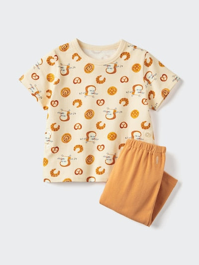 Uniqlo Kids' T-shirt, Japanese long-sleeved T-shirt, washable Milano rib sweater, 3 colors 