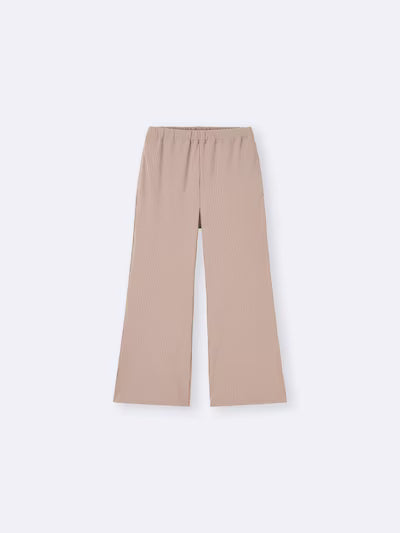 지유 키즈 바지 일본 GU 걸스 리브 와이드 플레어 팬츠 4컬러 358826