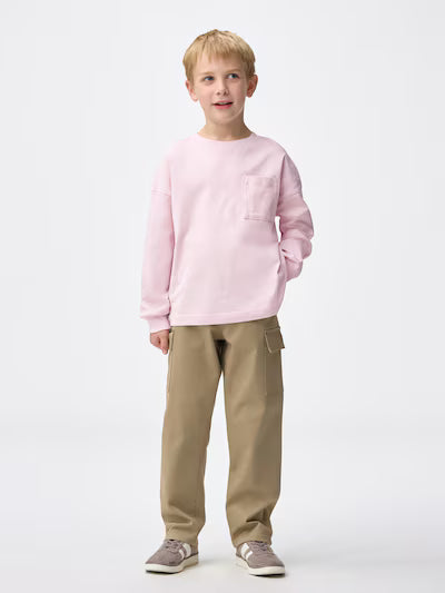 지유 키즈 바지 일본 GU 스트레치 스트레이트 카고 팬츠 3컬러 359415