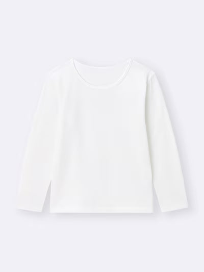 GU 키즈 내의 일본 지유 히트텍 남여공용 엑스트라 크루넥 긴팔 3컬러