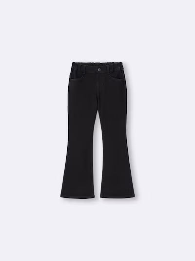 GU 키즈 바지 일본 지유 청바지 스트레치 슬림 플레어 팬츠 3컬러 358823