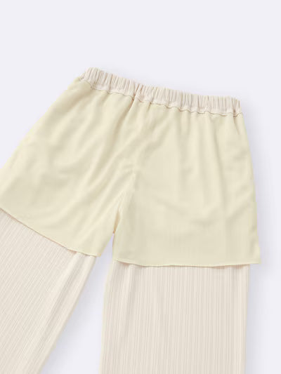 GU 키즈 바지 일본 지유 팬츠 걸스 리브 풀 와이드 플레어 2컬러 356791