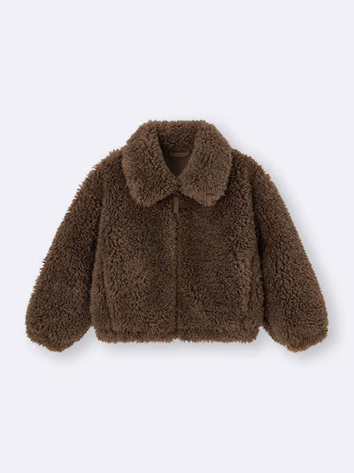 GU 키즈 자켓 일본 지유 점퍼 플러피 양털 원단 블루종 2컬러 357585