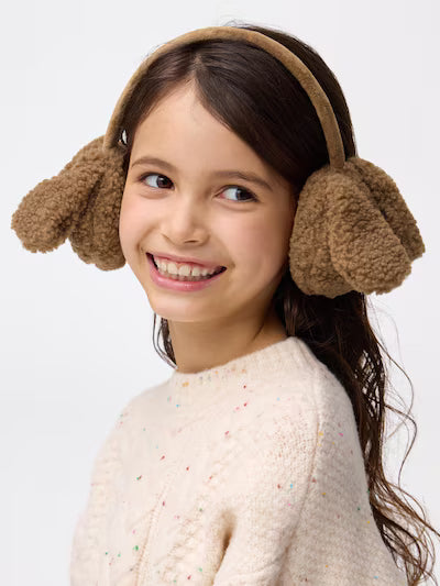 GU 키즈 귀마개 일본 지유 유아 귀돌이 동물 모티브 훌라 이어 머프 3컬러