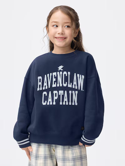 GU 키즈 티셔츠 일본 지유 맨투맨 해리포터 레이브 클로우 캡틴 357643