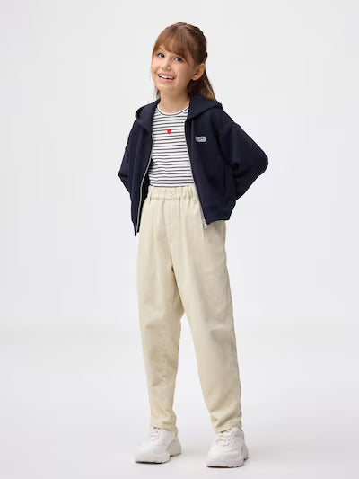 GU 키즈 바지 일본 지유 팬츠 남녀겸용 코튜도리 캐럿 디자인 2컬러 358226