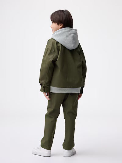 GU 키즈 바지 일본 지유 스트레치 스트레이트 카고 팬츠 358343 2컬러