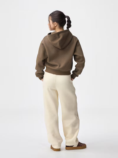 GU 키즈 바지 일본 지유 걸스 헤비 웨이트 스웨트 배럴 레그 팬츠 358377 3컬러