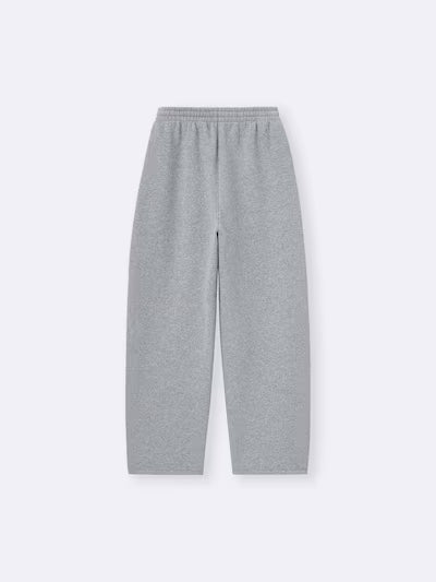 GU 키즈 바지 일본 지유 걸스 헤비 웨이트 스웨트 배럴 레그 팬츠 358377 3컬러