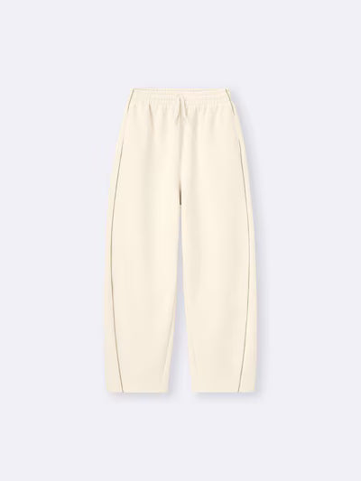 GU 키즈 바지 일본 지유 걸스 헤비 웨이트 스웨트 배럴 레그 팬츠 358377 3컬러