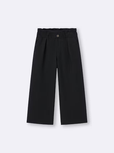 GU 키즈 바지 일본 지유 걸스 기모 와이드 팬츠 358428