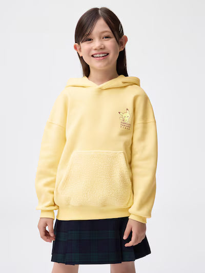 GU 키즈 티셔츠 일본 지유 후드티 포켓몬 포켓피스 스웻셔츠 358551