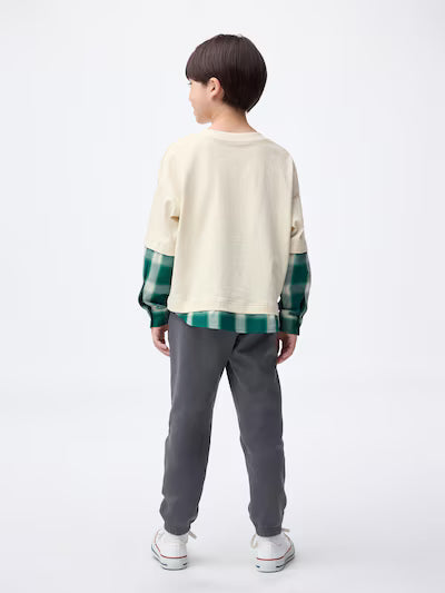 GU 키즈 바지 일본 지유 남여공용 코튼 스웨트 조거 팬츠 4컬러