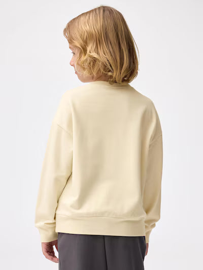 GU 키즈 티셔츠 일본 지유 맨투맨 강아지 코튼 스웨트 풀오버 359389