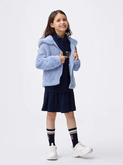 GU 키즈 티셔츠 일본 지유 후드집업 마시멜로필 후드티 고양이 디자인 358565