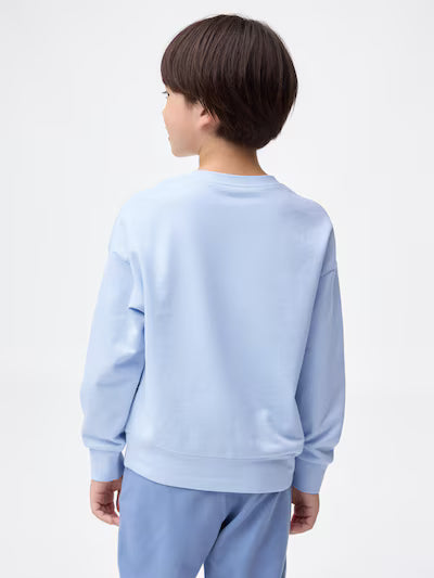 GU 키즈 티셔츠 일본 지유 맨투맨 플레이 올데이 코튼 긴팔티 2컬러 360183