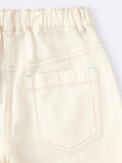 지유 바지 일본 GU 걸스 라이트 데님 배럴 레그 청바지 4컬러 358827