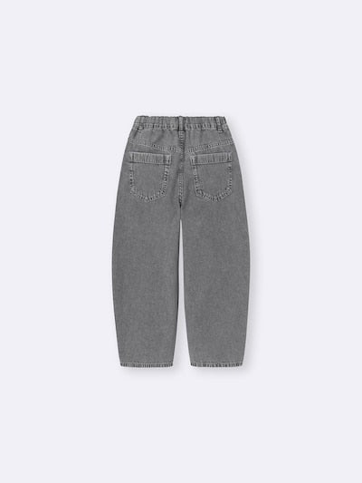 지유 바지 일본 GU 걸스 라이트 데님 배럴 레그 청바지 4컬러 358827