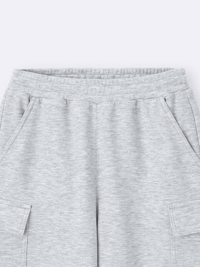 지유 키즈 바지 일본 GU 걸스 퍼프 스웨트 카고 배럴 레그 팬츠 3컬러 359381