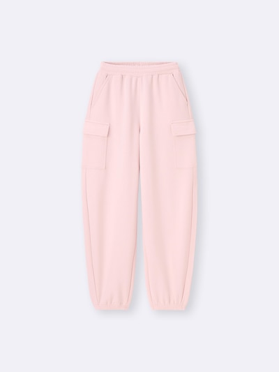 지유 키즈 바지 일본 GU 걸스 퍼프 스웨트 카고 배럴 레그 팬츠 3컬러 359381