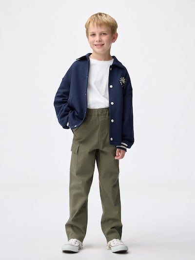 지유 키즈 바지 일본 GU 스트레치 스트레이트 카고 팬츠 3컬러 359415