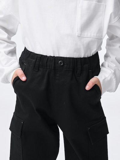 GU 키즈 바지 일본 지유 스트레치 스트레이트 카고팬츠 3컬러