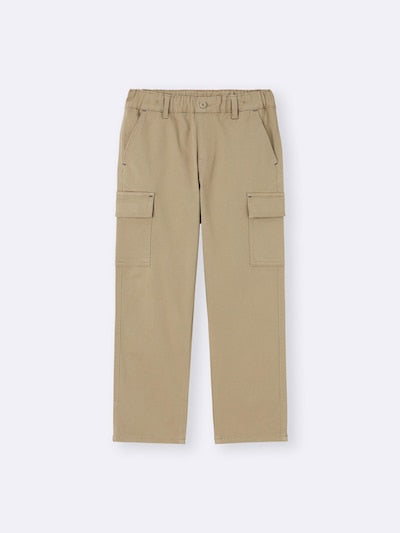 GU 키즈 바지 일본 지유 스트레치 스트레이트 카고팬츠 3컬러