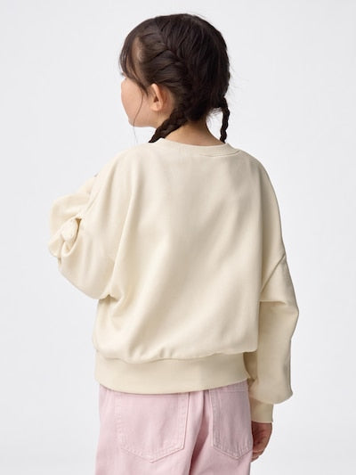 Uniqlo Kids T-shirt Japanese Short Sleeve UT Popmart Girls UT Gray 