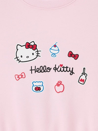 Uniqlo Kids T-shirt Japanese Short Sleeve UT Popmart Girls UT Gray 