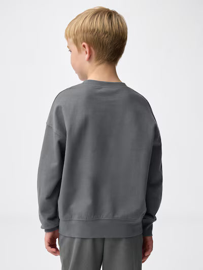 GU 키즈 티셔츠 일본 지유 남여공용 코튼 스웨트 풀오버 맨투맨 3컬러