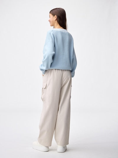 지유 키즈 바지 일본 GU 걸스 드라이 카고 팬츠 JR+E 2컬러 360519