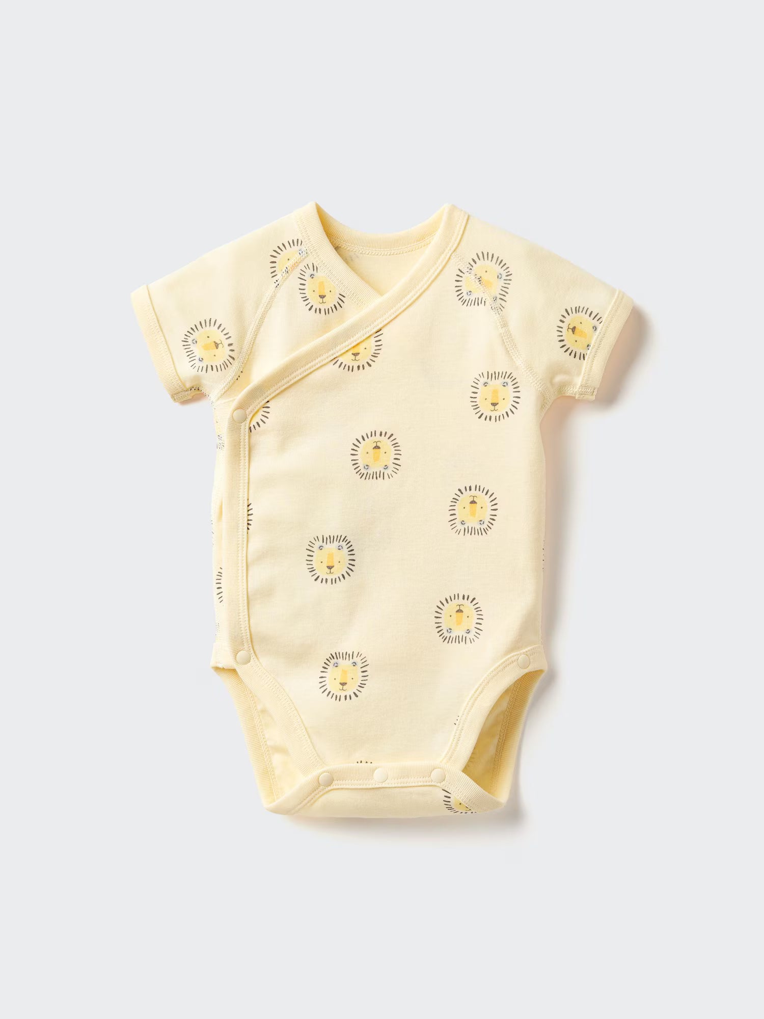 일본 유니클로 베이비 바디수트 앞트임 롬퍼 반팔 티셔츠