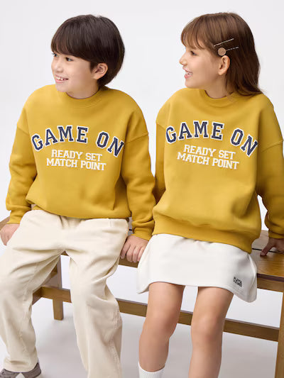 GU 키즈 티셔츠 일본 지유 후드티 게임온 헤비웨이트 3컬러 358222