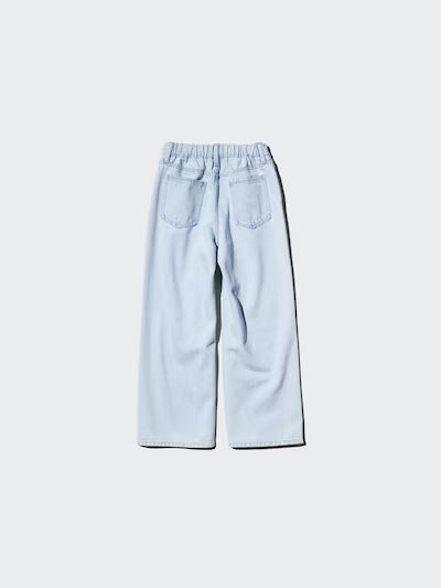유니클로 키즈 바지 일본 청바지 와이드핏 스트레이트 481094 3컬러