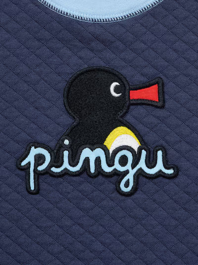 유니클로 베이비 잠옷 일본 겨울 클레이 퀼트 파자마 세트 478440 핑구