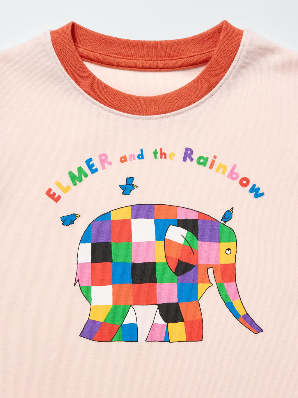 유니클로 베이비 잠옷 일본 엘머와 무지개 코끼리 그림책 긴팔 긴바지 파자마