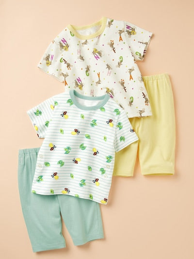 유니클로 키즈 잠옷 일본 UNIQLO 파자마 그림책 컬렉션 레오 레오니 그린 481805