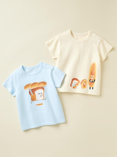 유니클로 티셔츠 일본 UNIQLO UT 빵도둑 그림책 반팔티 483130