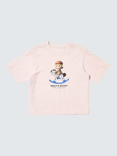 유니클로 티셔츠 일본 UNIQLO UT 걸스 팝마트 몰리 반팔티 483365