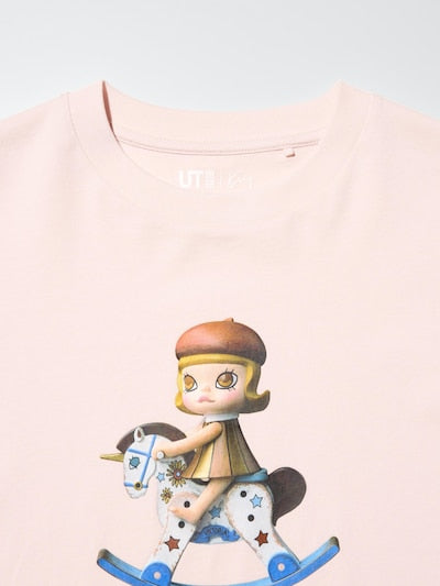 유니클로 티셔츠 일본 UNIQLO UT 걸스 팝마트 몰리 반팔티 483365