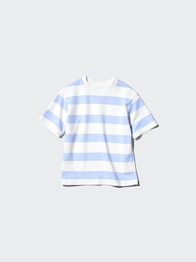 Uniqlo Kids' T-shirt, Japanese long-sleeved T-shirt, washable Milano rib sweater, 3 colors 