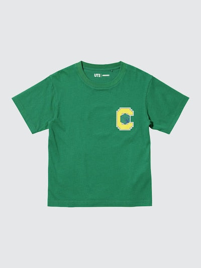 Uniqlo Kids T-shirt Japanese Short Sleeve UT Popmart Girls UT Gray 