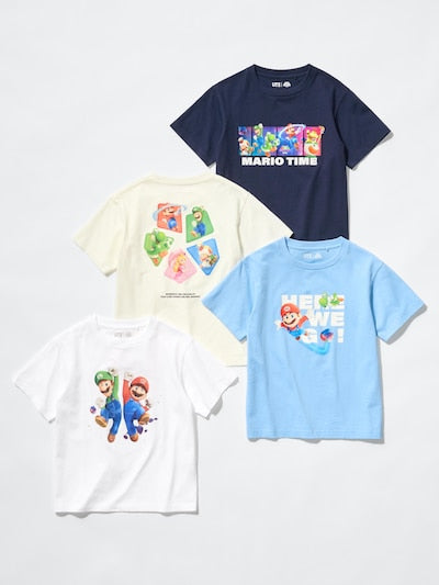 유니클로 티셔츠 일본 UNIQLO UT 슈퍼마리오 갤럭시 반팔티 483707