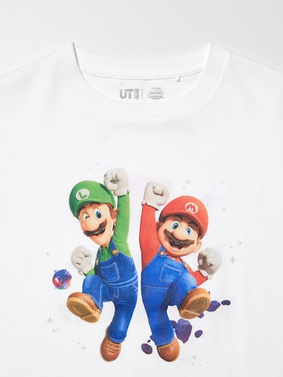유니클로 티셔츠 일본 UNIQLO UT 슈퍼마리오 갤럭시 반팔티 483707
