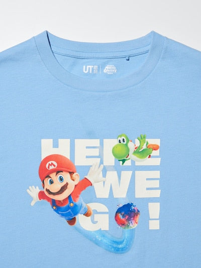 유니클로 티셔츠 일본 UNIQLO UT 슈퍼마리오 갤럭시 반팔티 483709
